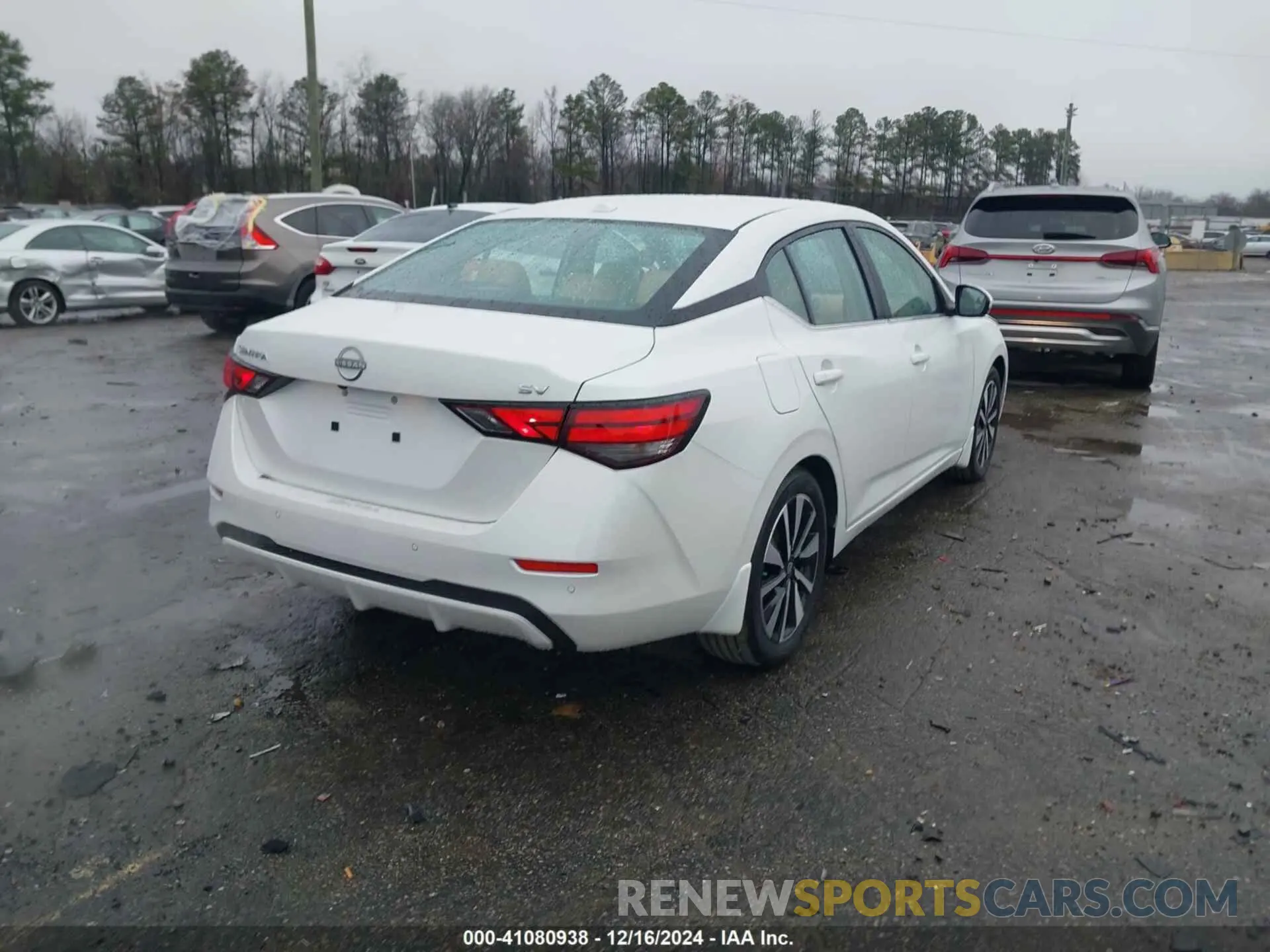 4 fotografías del automóvil dañado 3N1AB8CV6RY372016 NISSAN SENTRA 2024