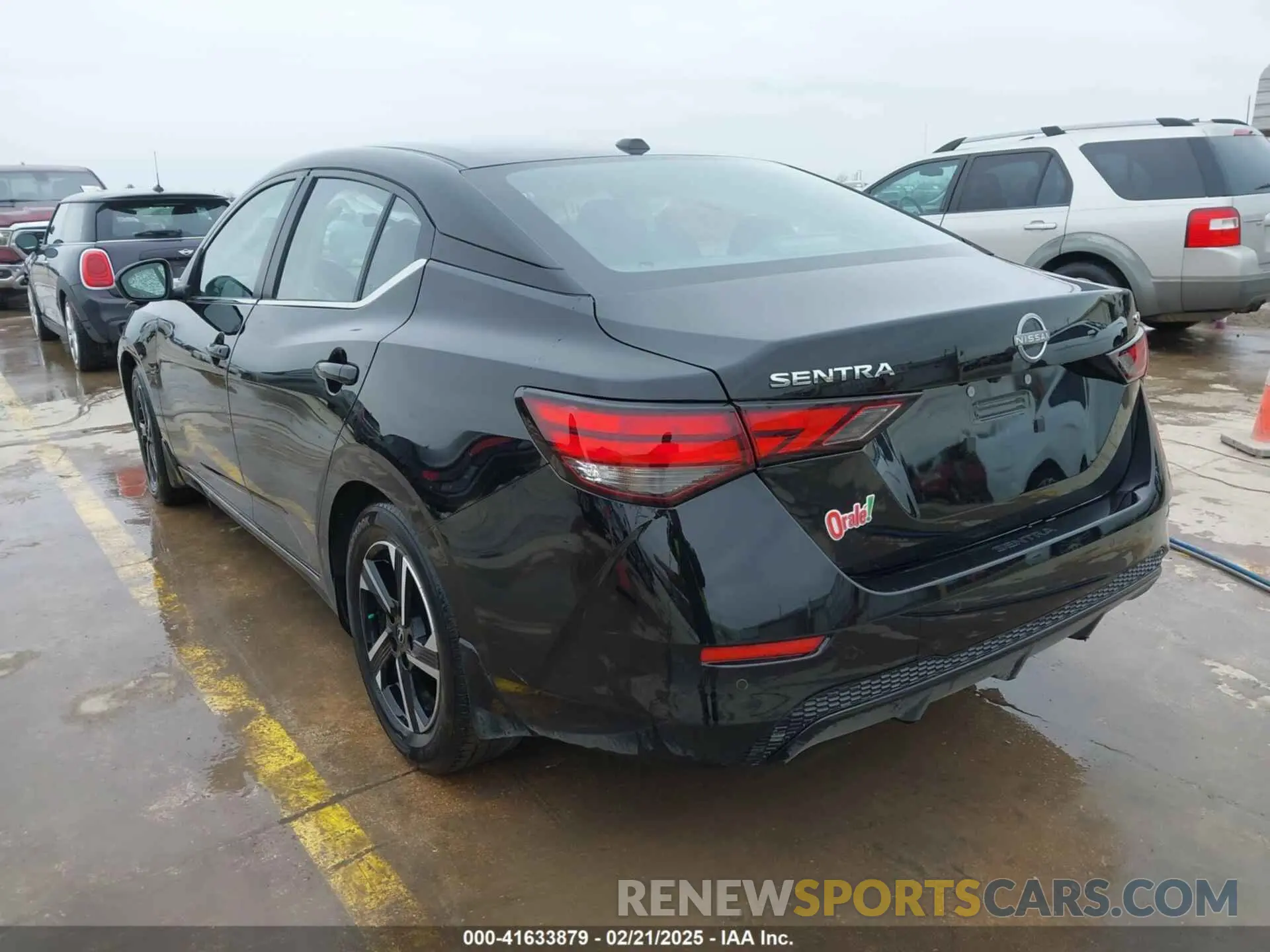3 fotografías del automóvil dañado 3N1AB8CV6RY376258 NISSAN SENTRA 2024