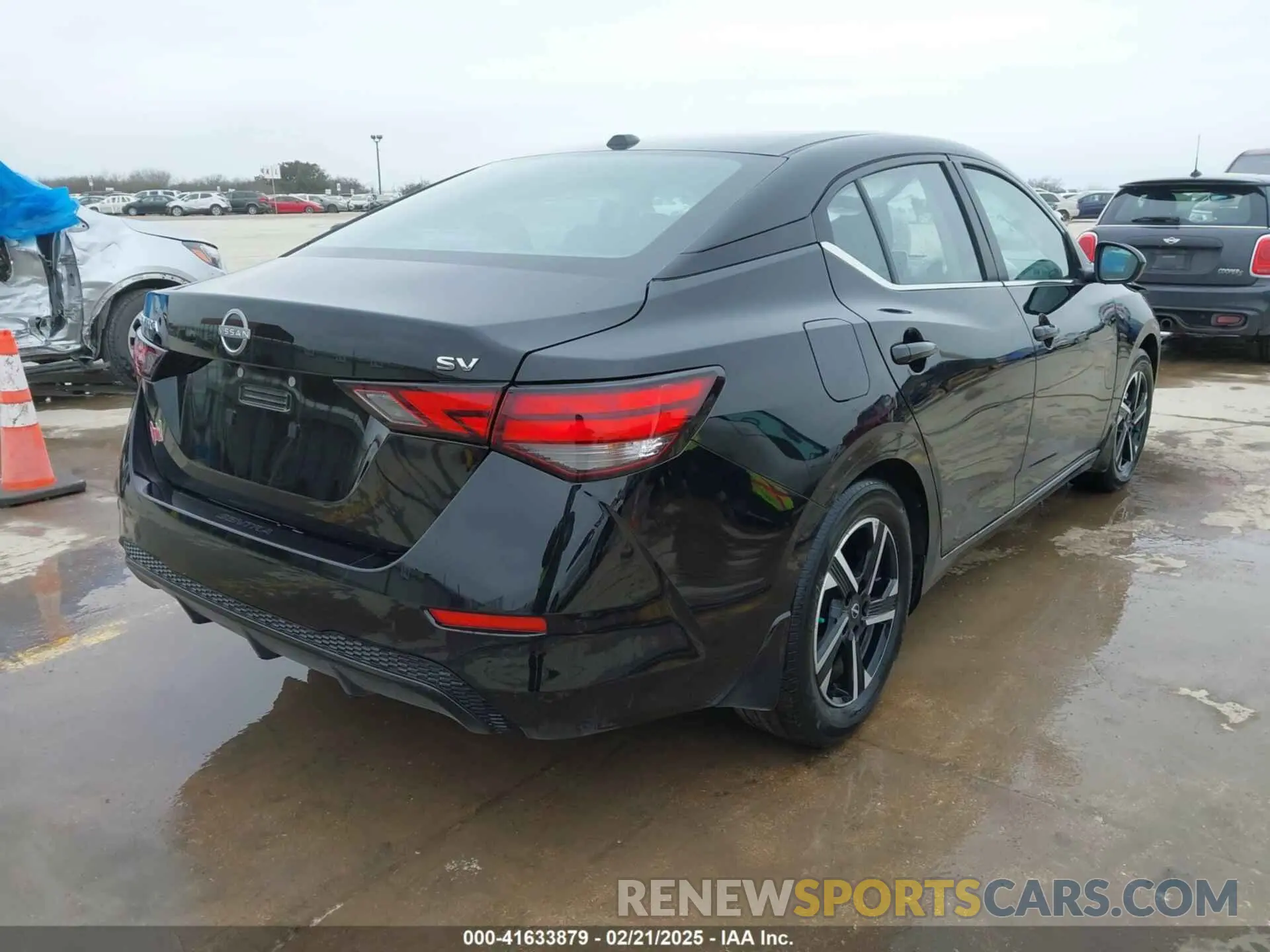 4 fotografías del automóvil dañado 3N1AB8CV6RY376258 NISSAN SENTRA 2024