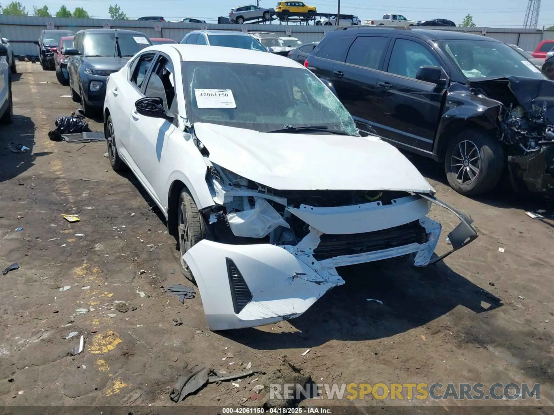 1 fotografías del automóvil dañado 3N1AB8CV6RY384182 NISSAN SENTRA 2024