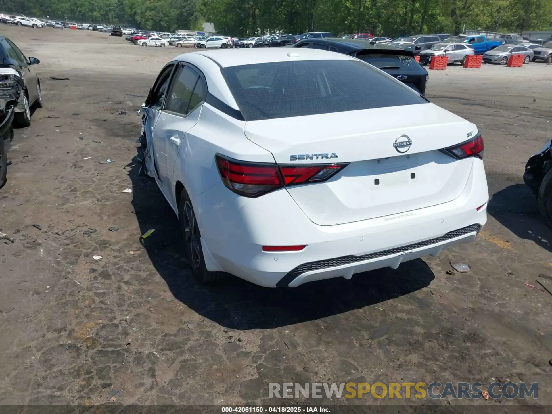 3 fotografías del automóvil dañado 3N1AB8CV6RY384182 NISSAN SENTRA 2024