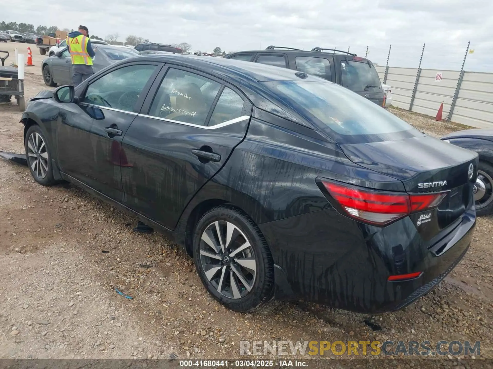 3 fotografías del automóvil dañado 3N1AB8CV7RY207513 NISSAN SENTRA 2024
