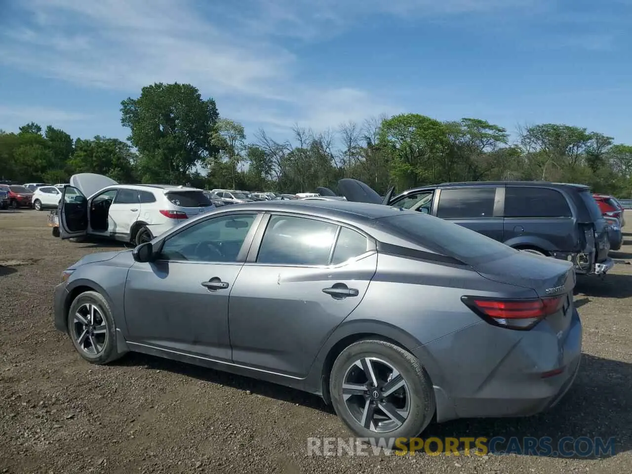 2 fotografías del automóvil dañado 3N1AB8CV7RY223419 NISSAN SENTRA 2024