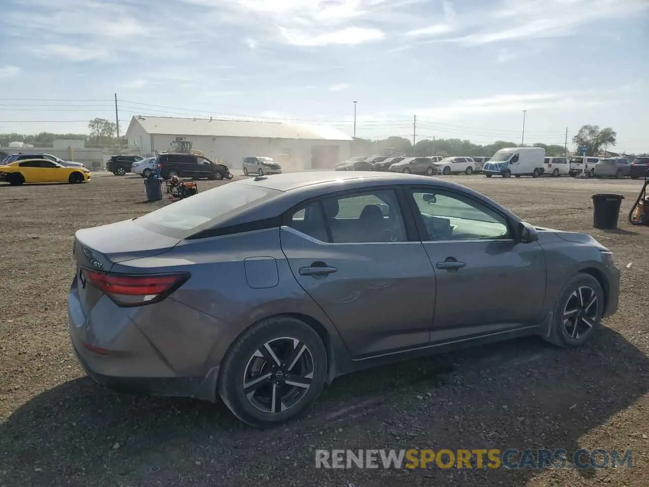3 fotografías del automóvil dañado 3N1AB8CV7RY223419 NISSAN SENTRA 2024