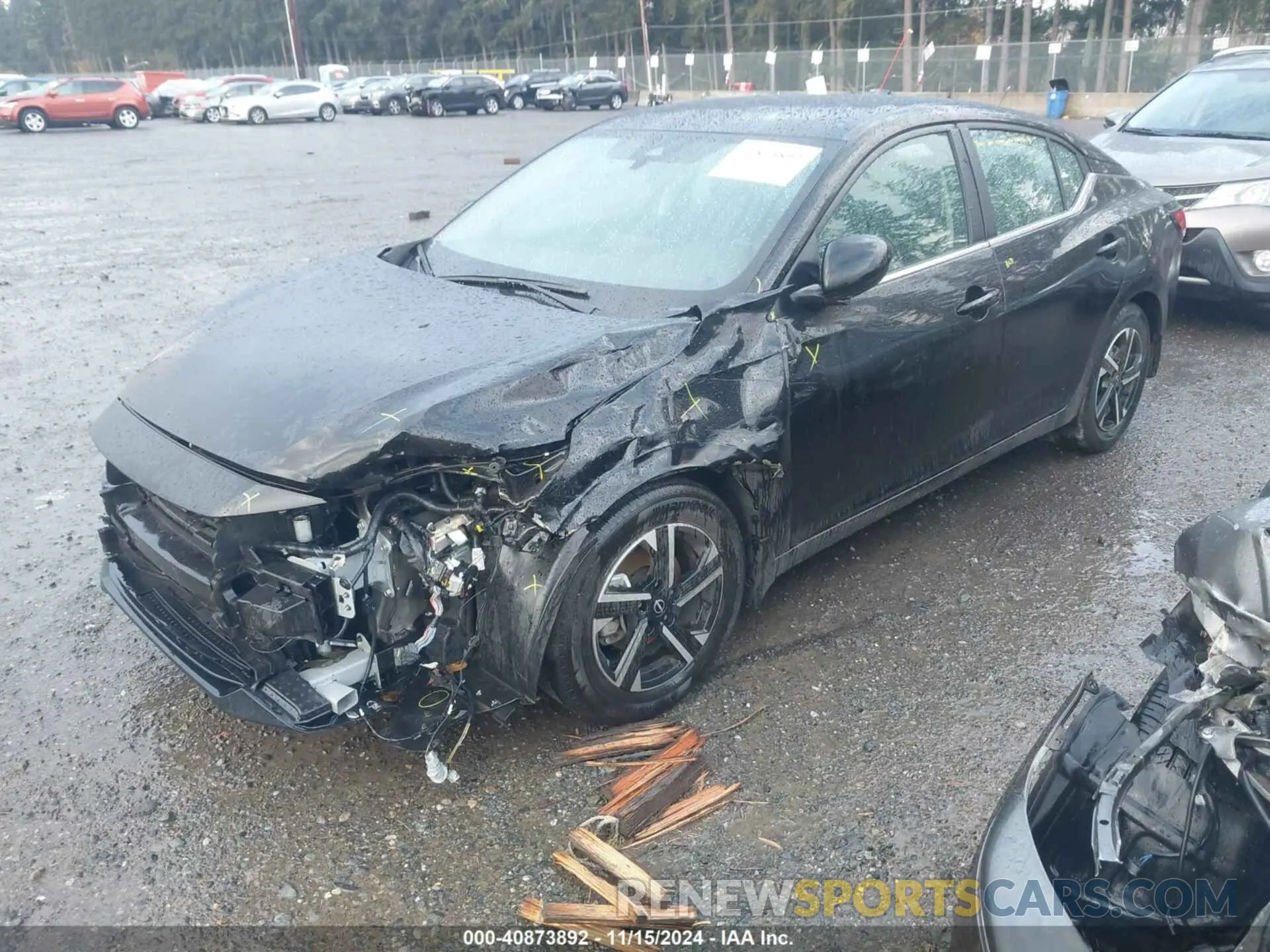 2 fotografías del automóvil dañado 3N1AB8CV7RY230841 NISSAN SENTRA 2024