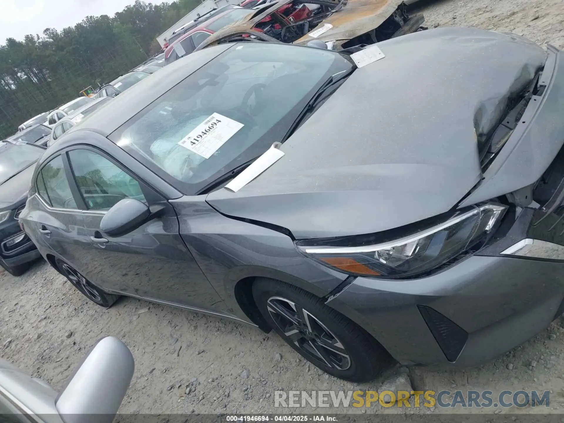 13 fotografías del automóvil dañado 3N1AB8CV7RY257487 NISSAN SENTRA 2024