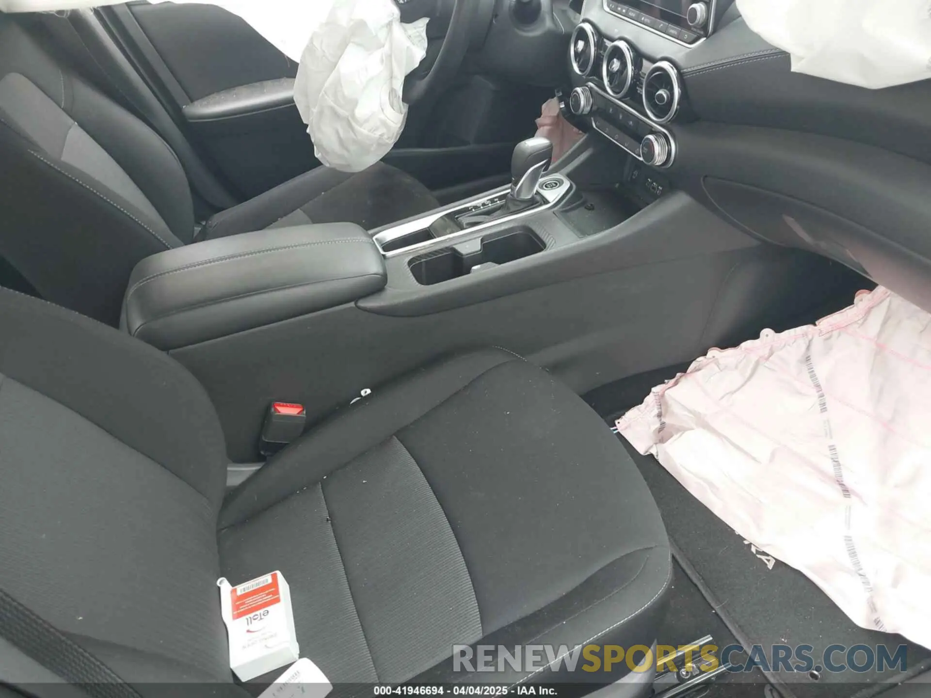 5 fotografías del automóvil dañado 3N1AB8CV7RY257487 NISSAN SENTRA 2024