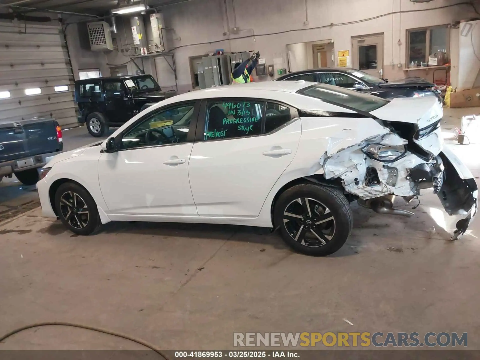 15 fotografías del automóvil dañado 3N1AB8CV7RY264665 NISSAN SENTRA 2024