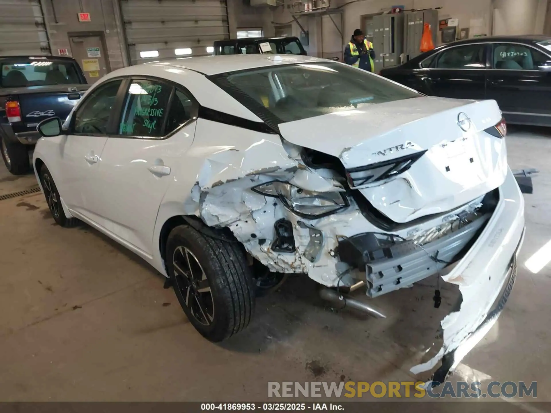 3 fotografías del automóvil dañado 3N1AB8CV7RY264665 NISSAN SENTRA 2024