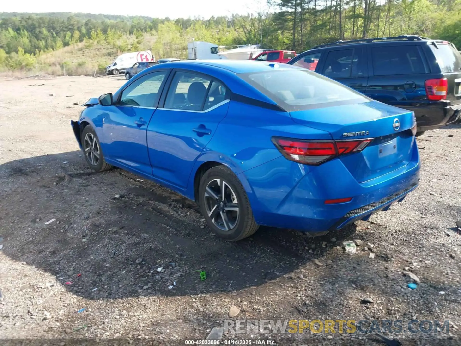 3 fotografías del automóvil dañado 3N1AB8CV7RY281658 NISSAN SENTRA 2024