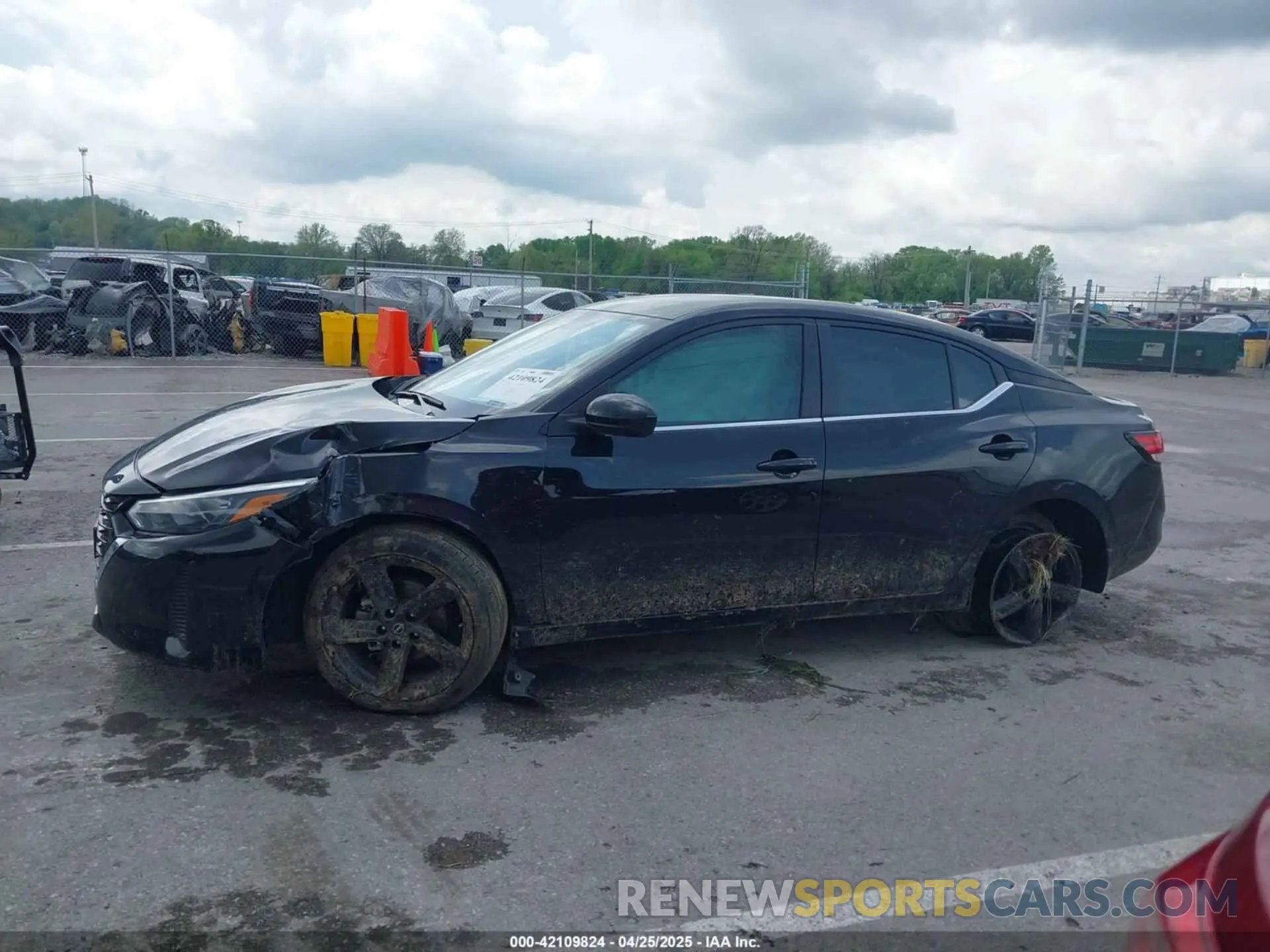 14 fotografías del automóvil dañado 3N1AB8CV7RY284849 NISSAN SENTRA 2024