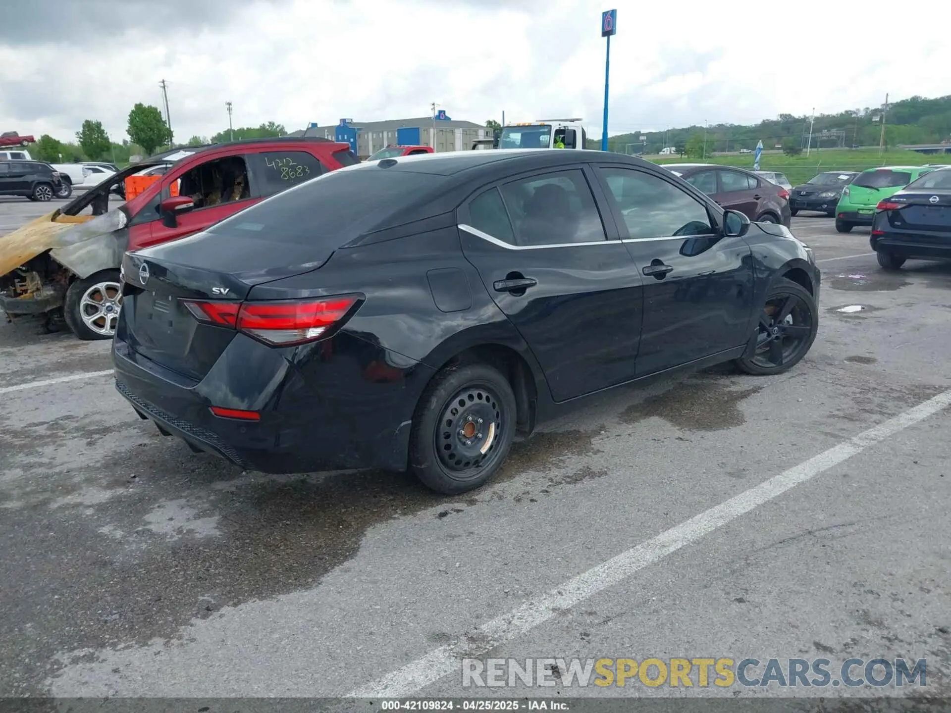 4 fotografías del automóvil dañado 3N1AB8CV7RY284849 NISSAN SENTRA 2024