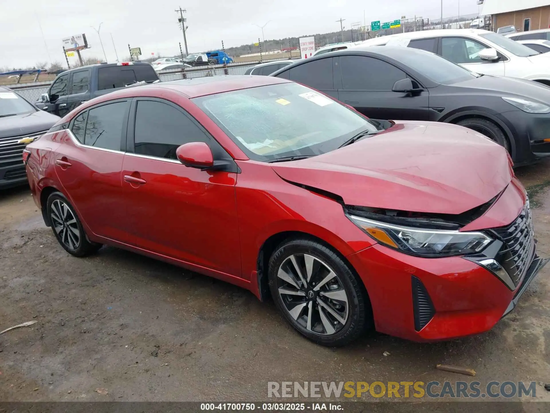 13 fotografías del automóvil dañado 3N1AB8CV7RY298315 NISSAN SENTRA 2024