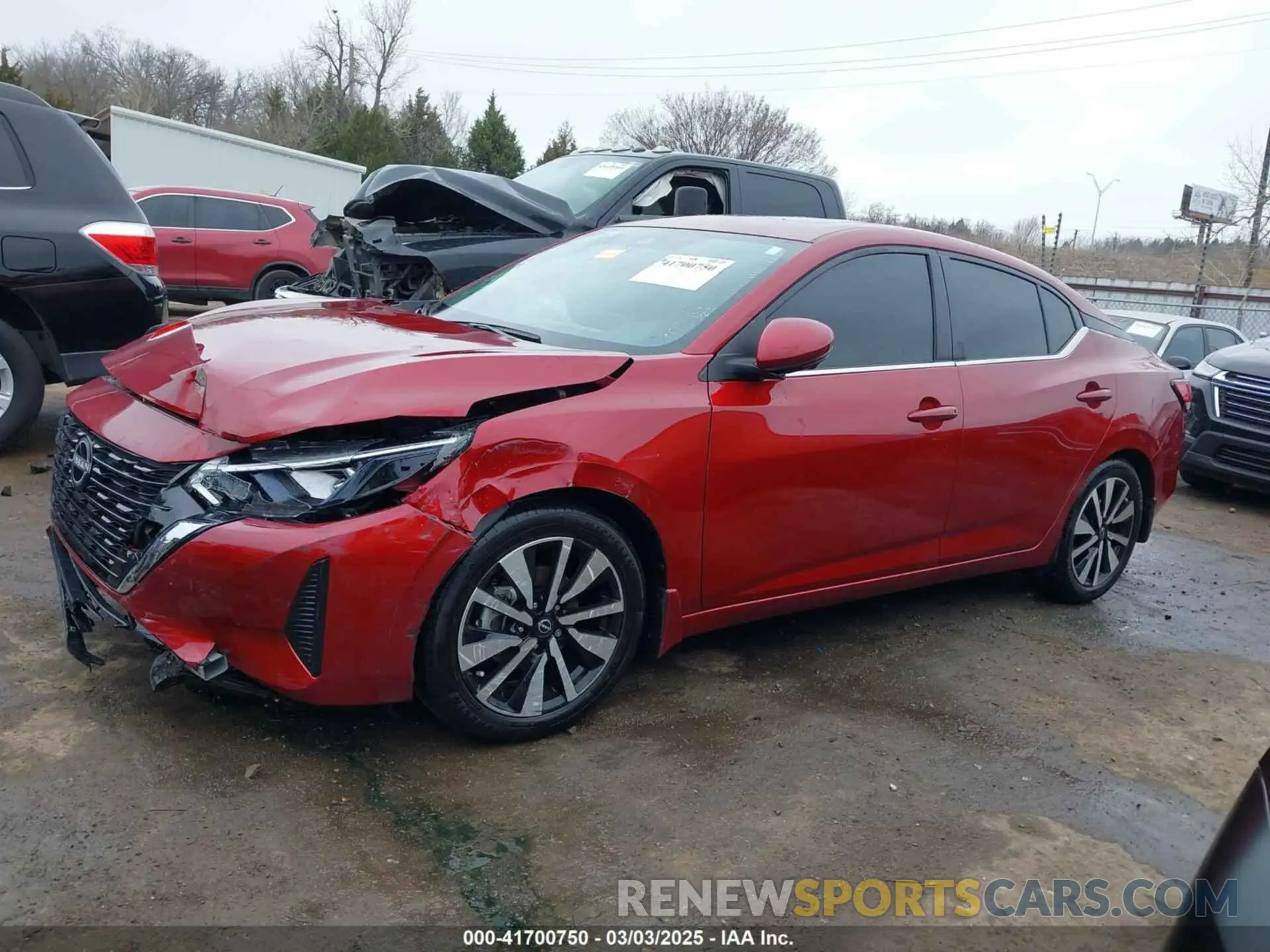 14 fotografías del automóvil dañado 3N1AB8CV7RY298315 NISSAN SENTRA 2024