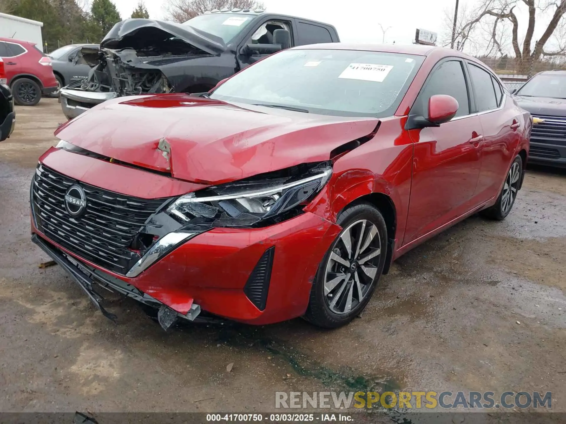 2 fotografías del automóvil dañado 3N1AB8CV7RY298315 NISSAN SENTRA 2024