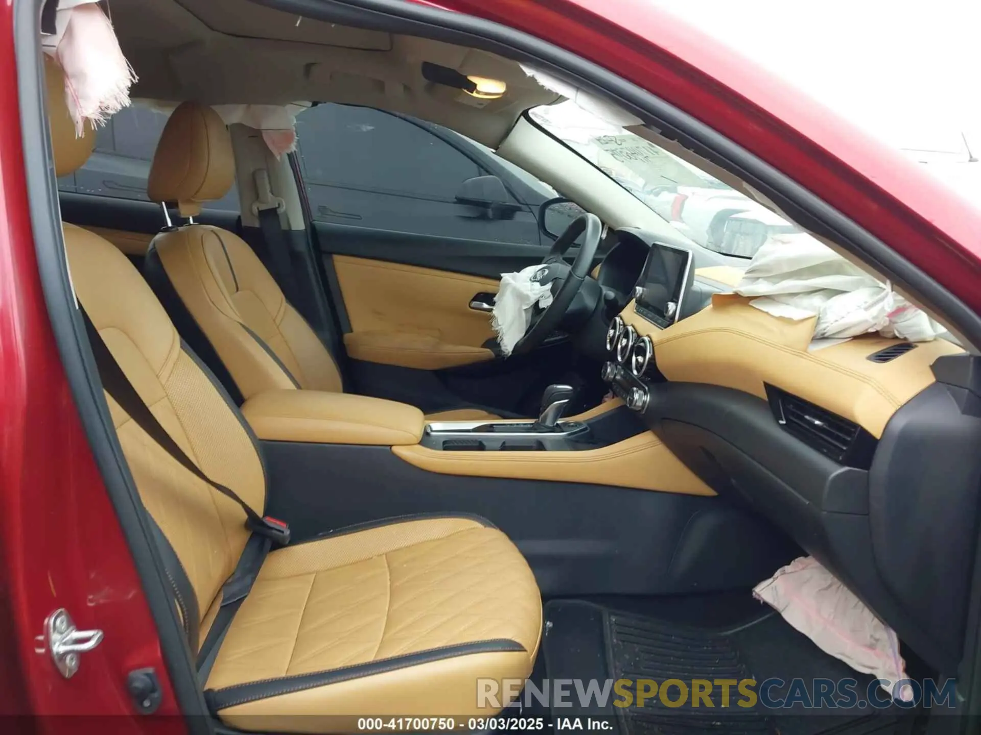 5 fotografías del automóvil dañado 3N1AB8CV7RY298315 NISSAN SENTRA 2024