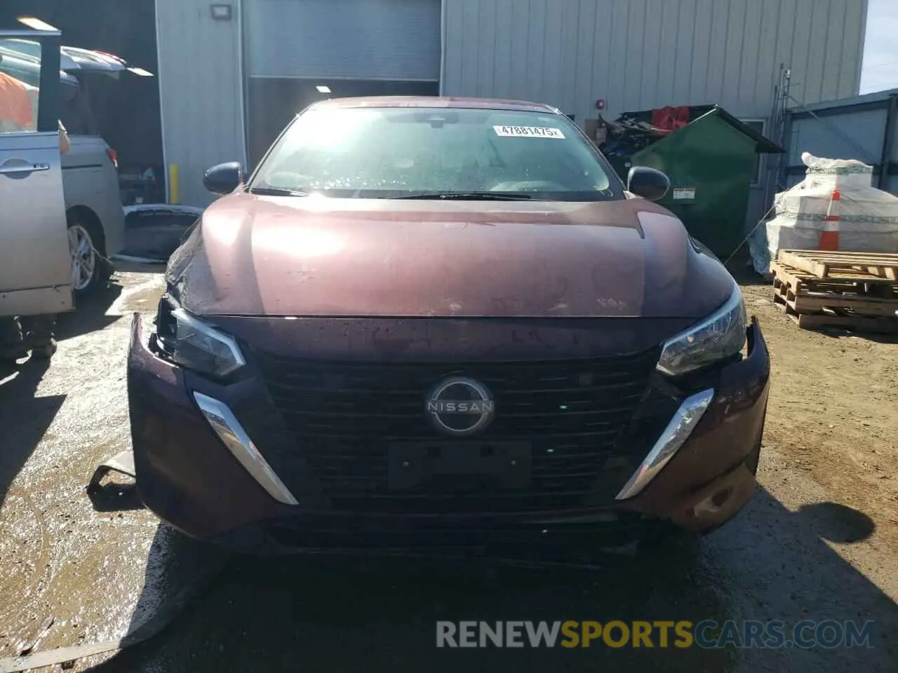 5 fotografías del automóvil dañado 3N1AB8CV7RY304999 NISSAN SENTRA 2024
