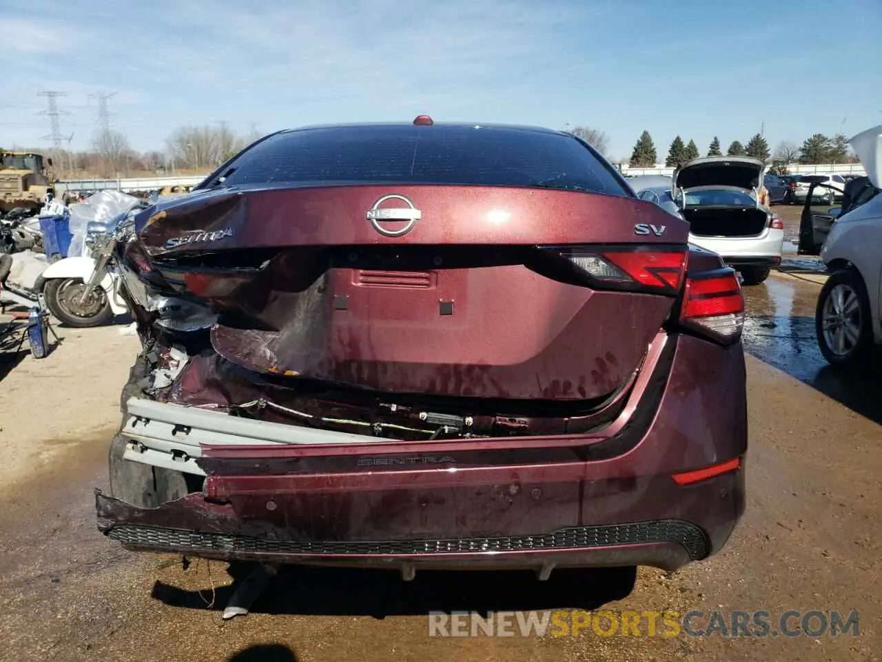 6 fotografías del automóvil dañado 3N1AB8CV7RY304999 NISSAN SENTRA 2024