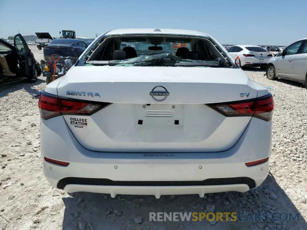 6 fotografías del automóvil dañado 3N1AB8CV7RY325156 NISSAN SENTRA 2024