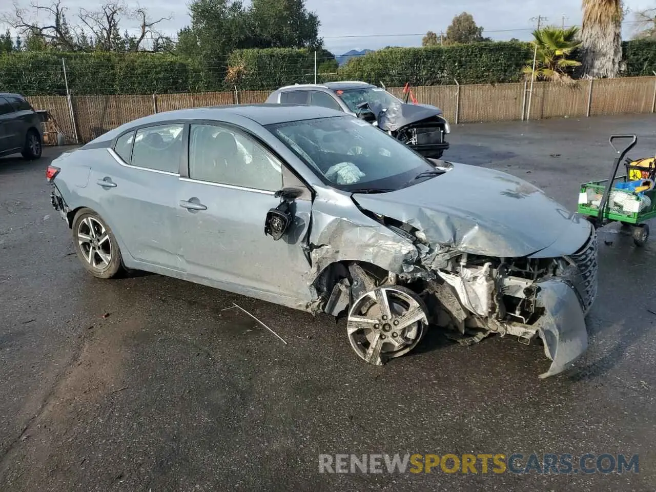 4 fotografías del automóvil dañado 3N1AB8CV7RY350719 NISSAN SENTRA 2024