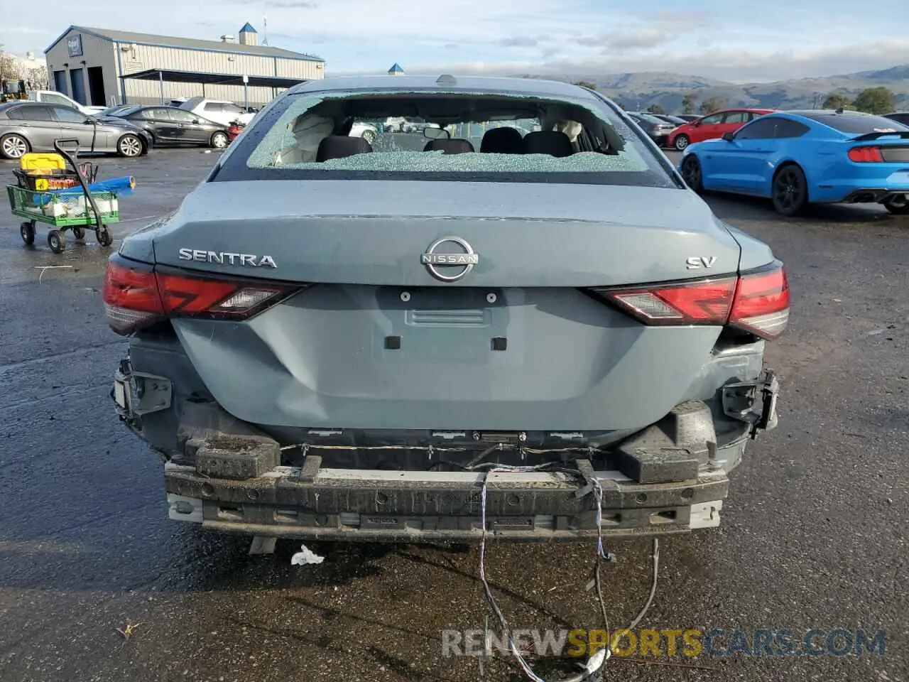 6 fotografías del automóvil dañado 3N1AB8CV7RY350719 NISSAN SENTRA 2024