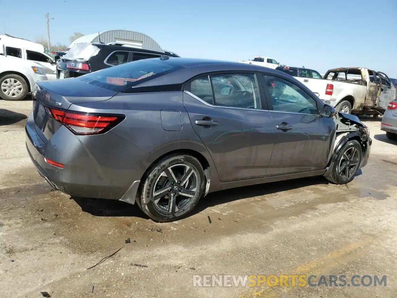 3 fotografías del automóvil dañado 3N1AB8CV8RY202157 NISSAN SENTRA 2024