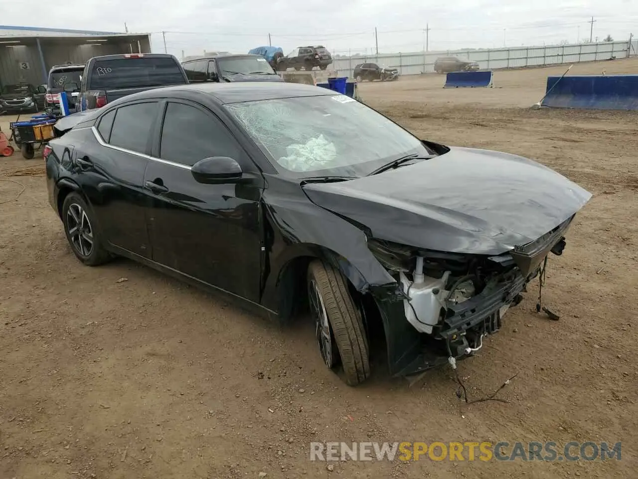 4 fotografías del automóvil dañado 3N1AB8CV8RY217581 NISSAN SENTRA 2024