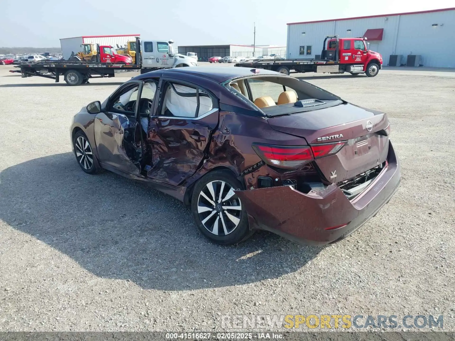 3 fotografías del automóvil dañado 3N1AB8CV8RY255702 NISSAN SENTRA 2024
