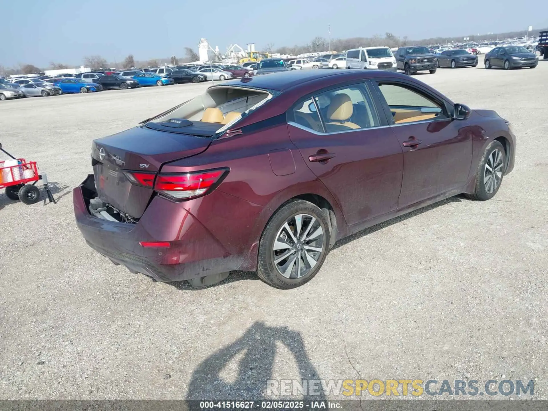 4 fotografías del automóvil dañado 3N1AB8CV8RY255702 NISSAN SENTRA 2024