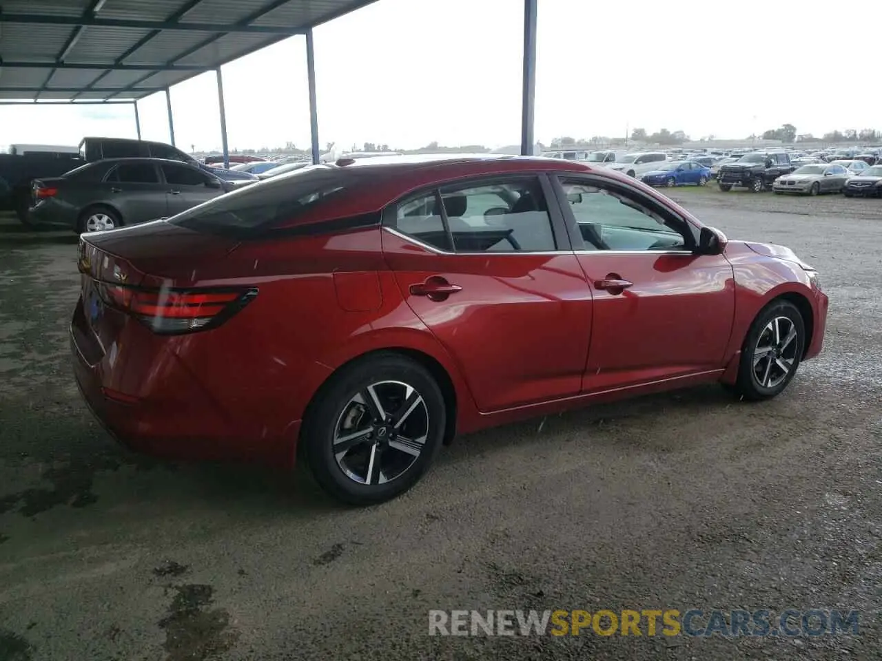 3 fotografías del automóvil dañado 3N1AB8CV8RY256378 NISSAN SENTRA 2024