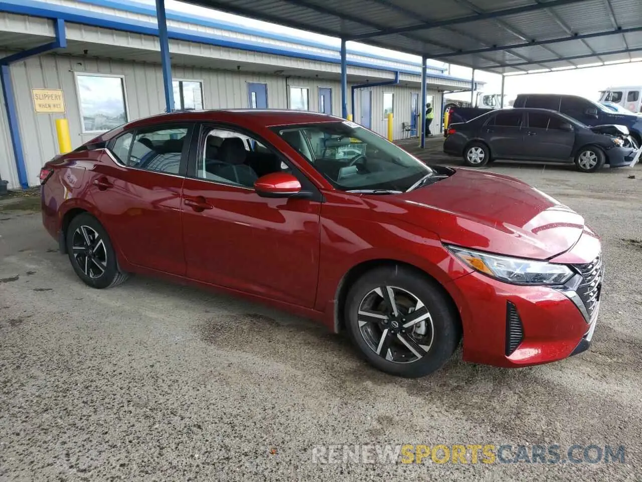 4 fotografías del automóvil dañado 3N1AB8CV8RY256378 NISSAN SENTRA 2024