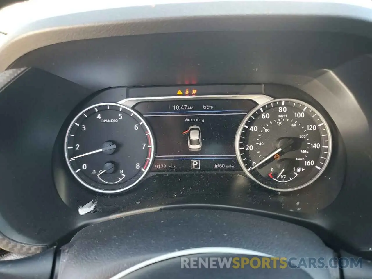 9 fotografías del automóvil dañado 3N1AB8CV8RY256378 NISSAN SENTRA 2024