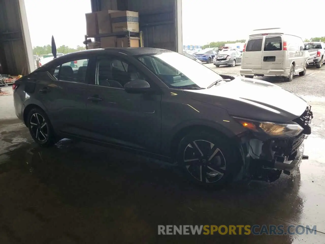 4 fotografías del automóvil dañado 3N1AB8CV8RY292877 NISSAN SENTRA 2024