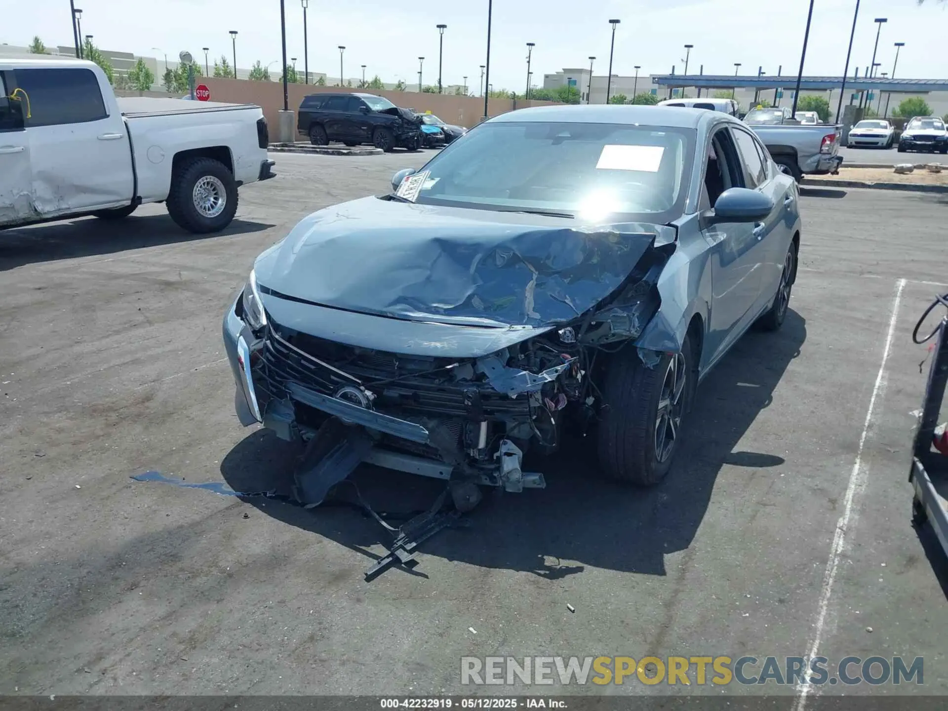 6 fotografías del automóvil dañado 3N1AB8CV8RY300525 NISSAN SENTRA 2024
