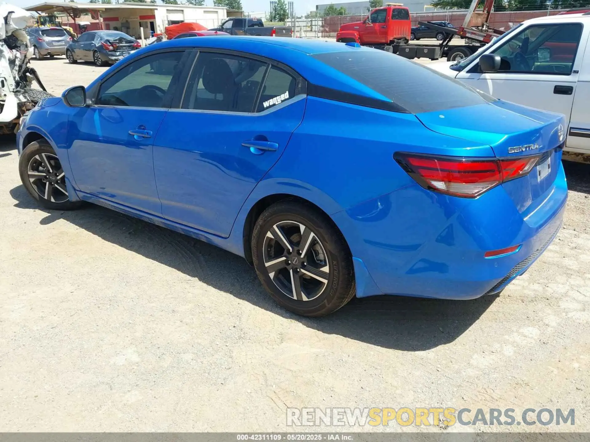 3 fotografías del automóvil dañado 3N1AB8CV8RY326834 NISSAN SENTRA 2024