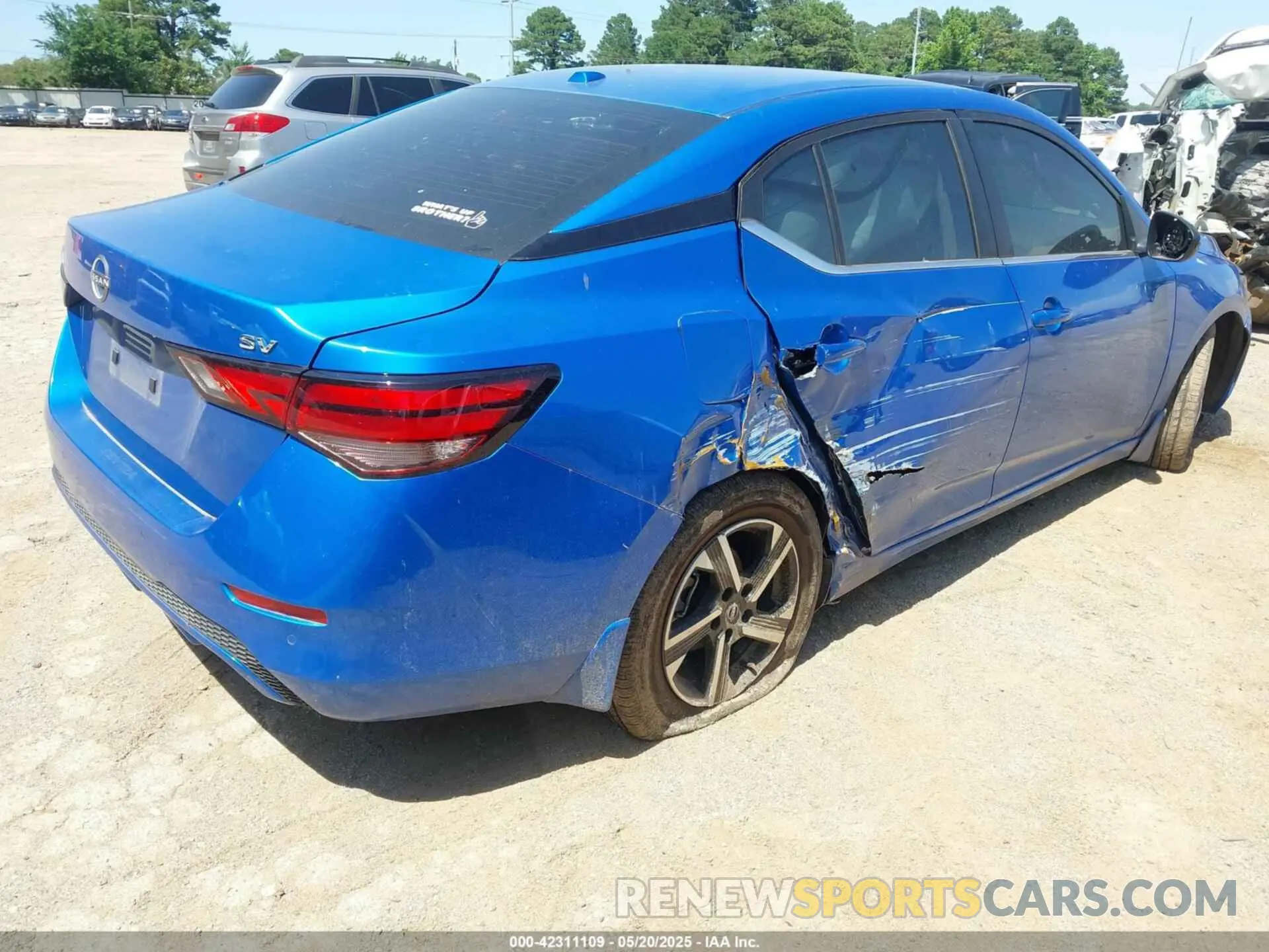 4 fotografías del automóvil dañado 3N1AB8CV8RY326834 NISSAN SENTRA 2024