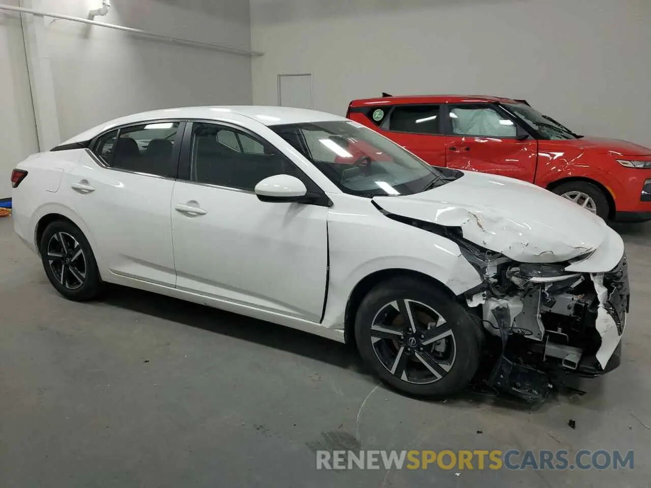 4 fotografías del automóvil dañado 3N1AB8CV8RY352687 NISSAN SENTRA 2024