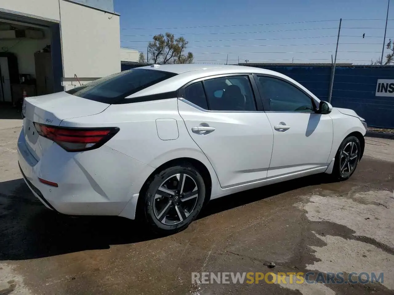 3 fotografías del automóvil dañado 3N1AB8CV9RY214088 NISSAN SENTRA 2024