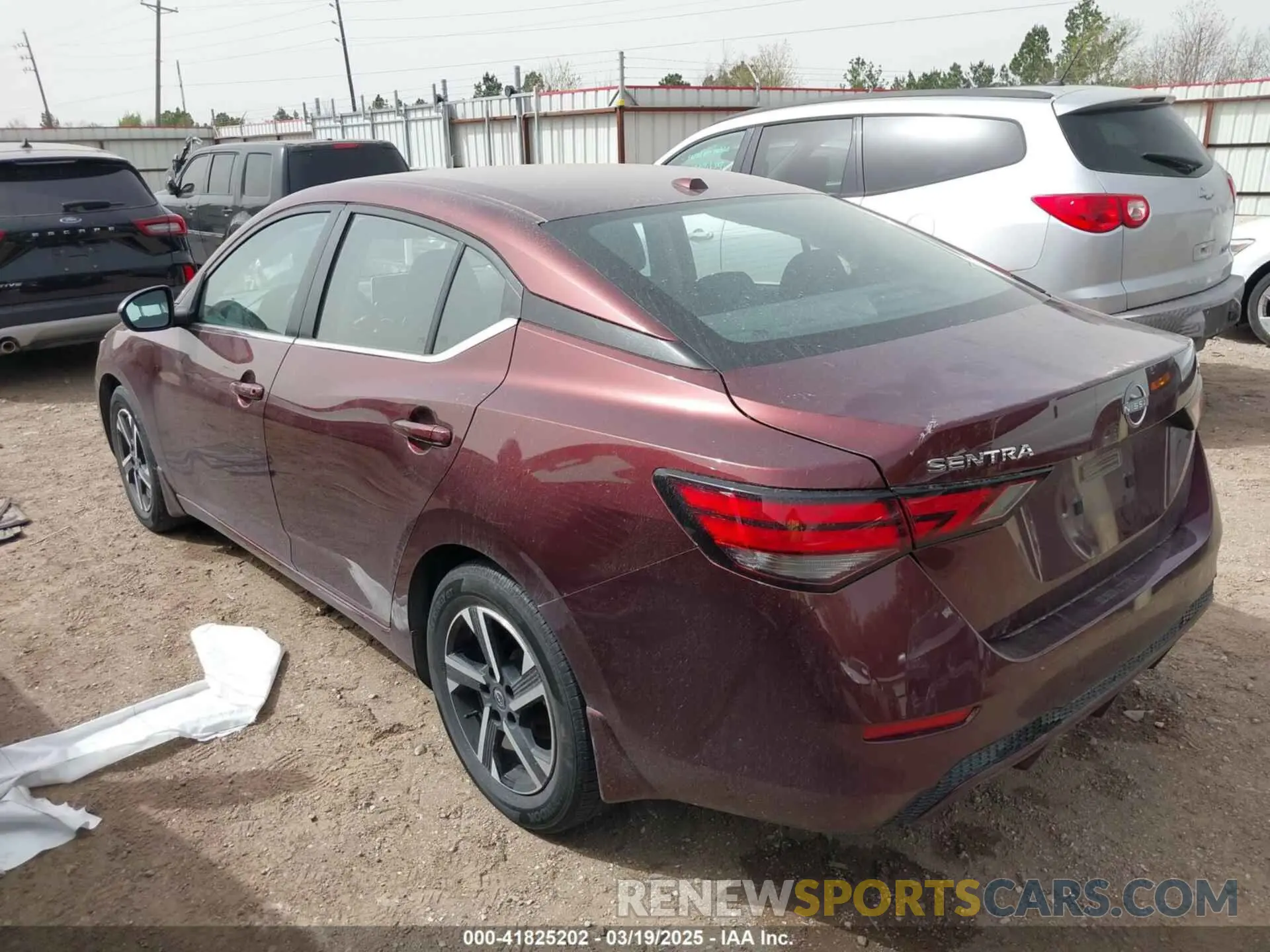 3 fotografías del automóvil dañado 3N1AB8CV9RY215693 NISSAN SENTRA 2024