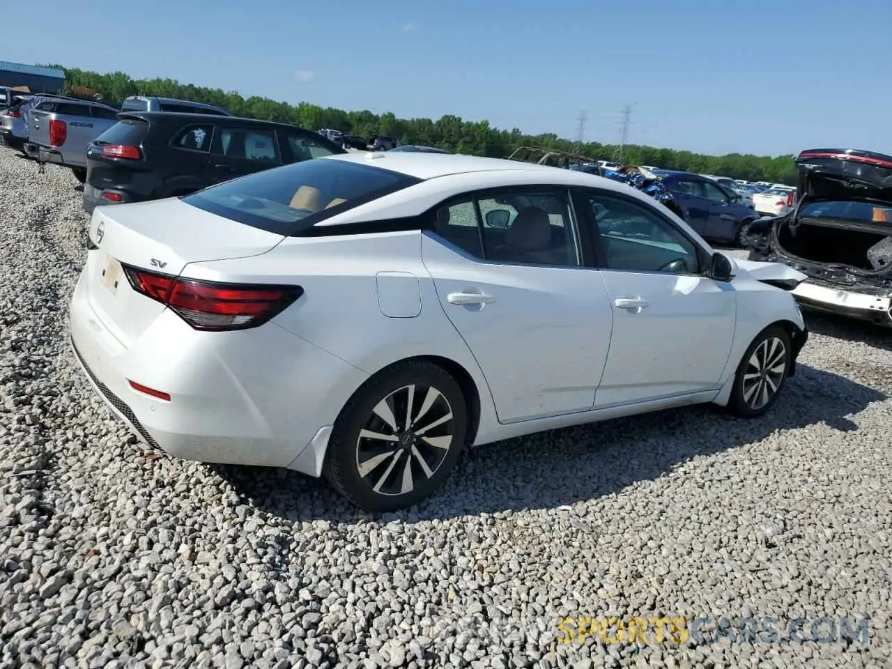 3 fotografías del automóvil dañado 3N1AB8CV9RY216004 NISSAN SENTRA 2024