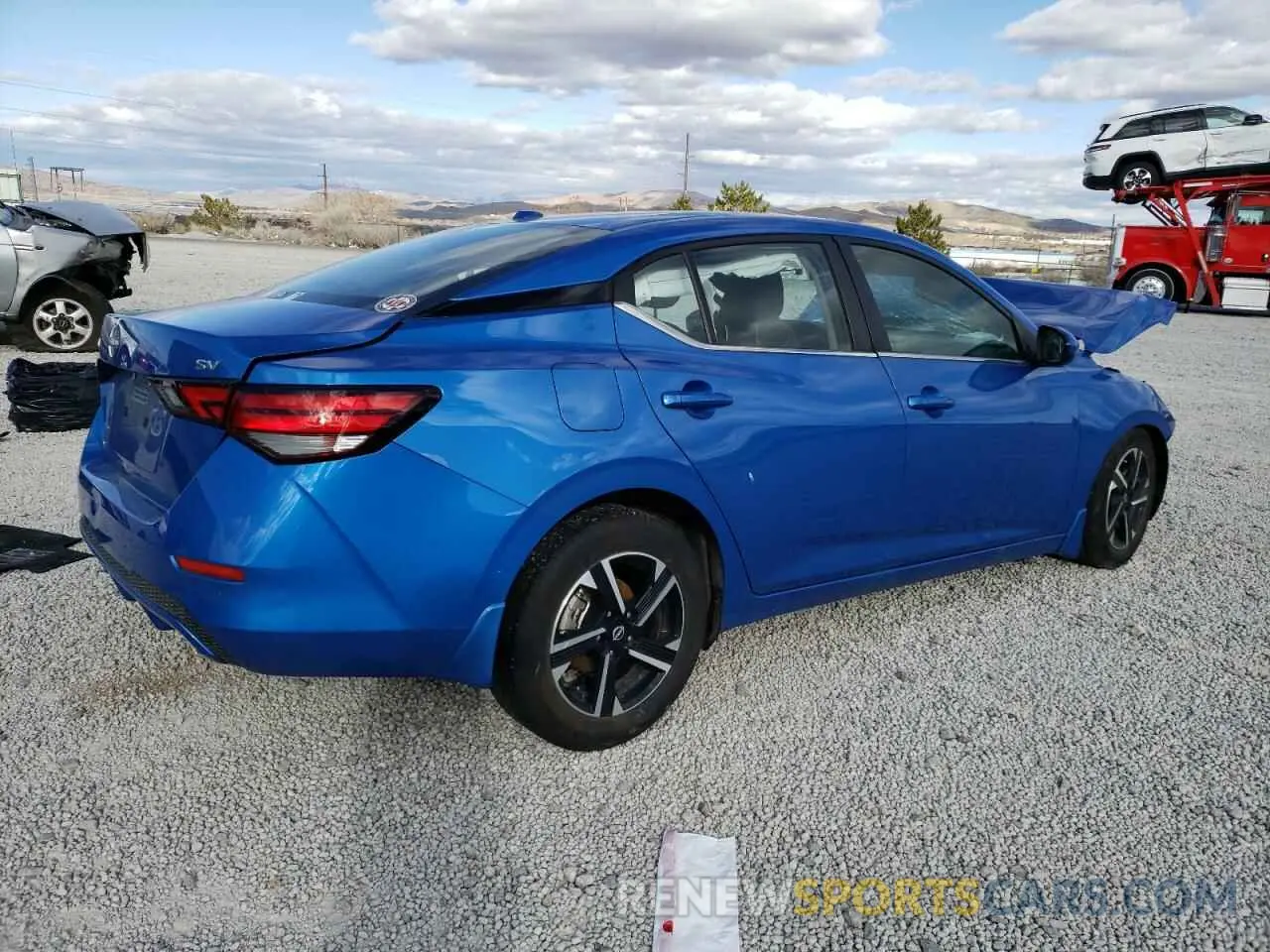 3 fotografías del automóvil dañado 3N1AB8CV9RY261539 NISSAN SENTRA 2024