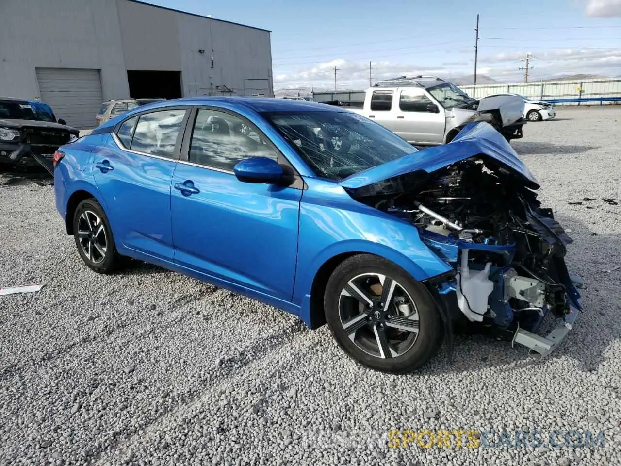 4 fotografías del automóvil dañado 3N1AB8CV9RY261539 NISSAN SENTRA 2024