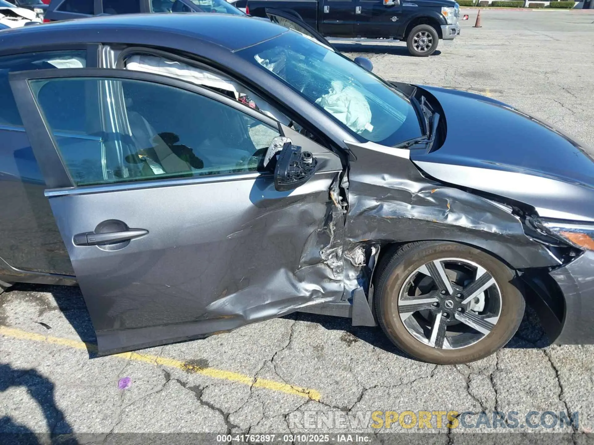 6 fotografías del automóvil dañado 3N1AB8CV9RY268278 NISSAN SENTRA 2024