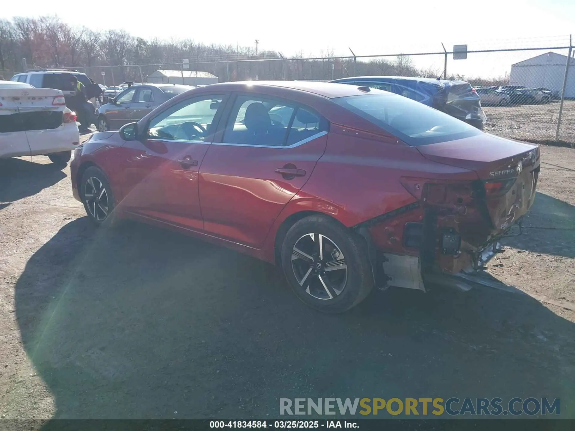 3 fotografías del automóvil dañado 3N1AB8CV9RY268619 NISSAN SENTRA 2024