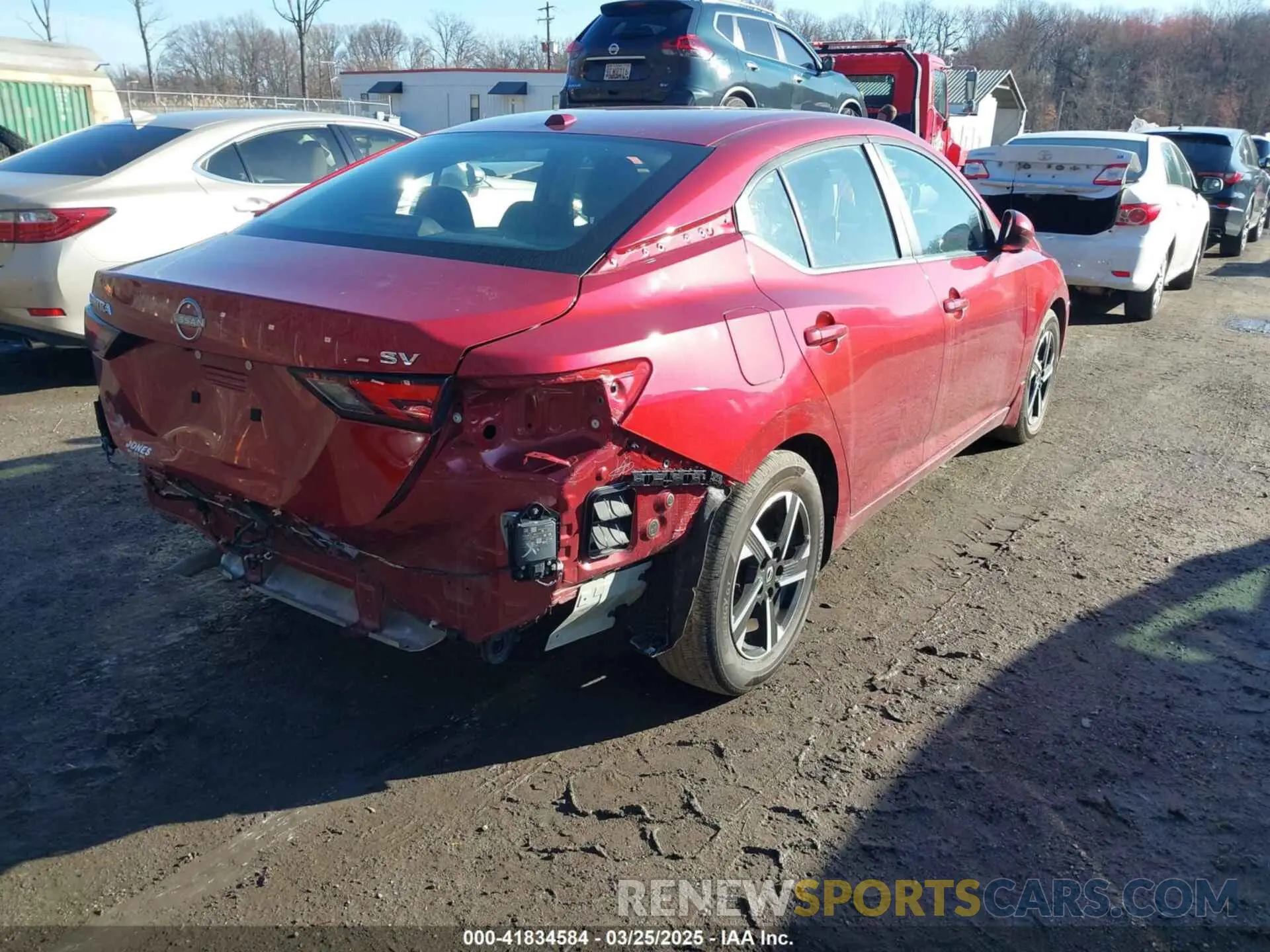 4 fotografías del automóvil dañado 3N1AB8CV9RY268619 NISSAN SENTRA 2024