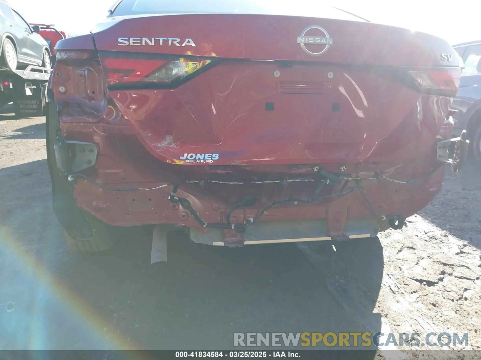 6 fotografías del automóvil dañado 3N1AB8CV9RY268619 NISSAN SENTRA 2024