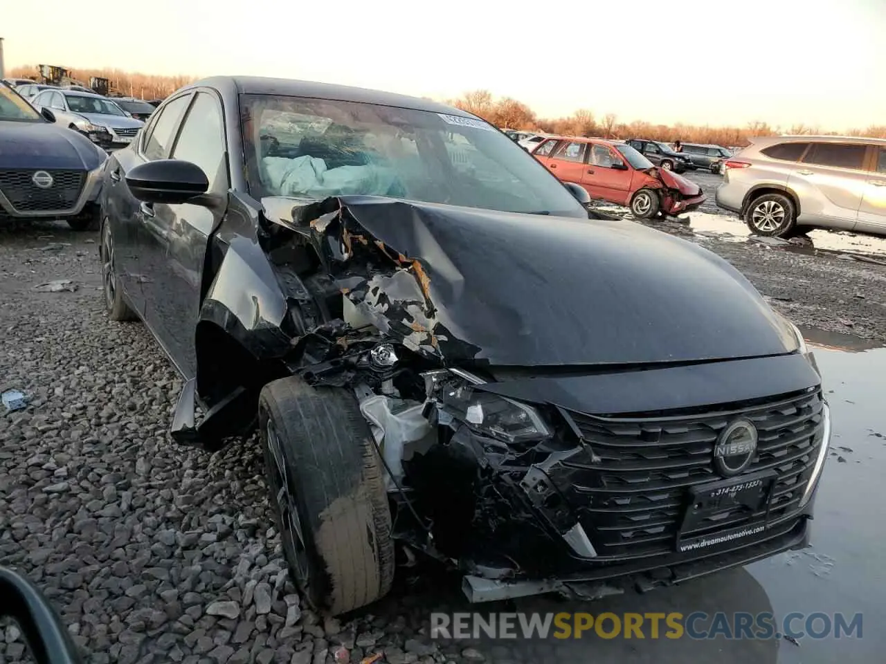 4 fotografías del automóvil dañado 3N1AB8CV9RY270130 NISSAN SENTRA 2024