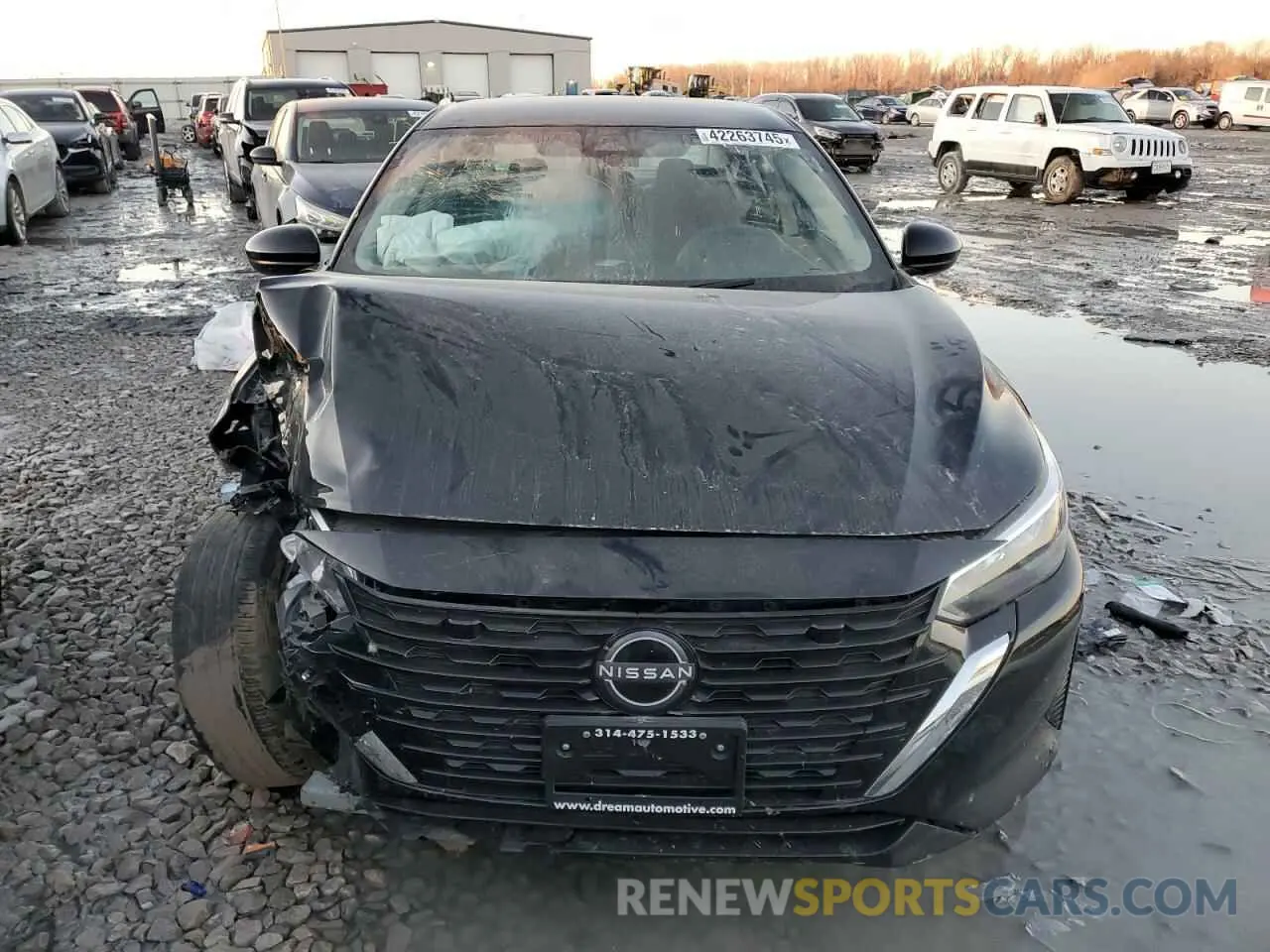 5 fotografías del automóvil dañado 3N1AB8CV9RY270130 NISSAN SENTRA 2024