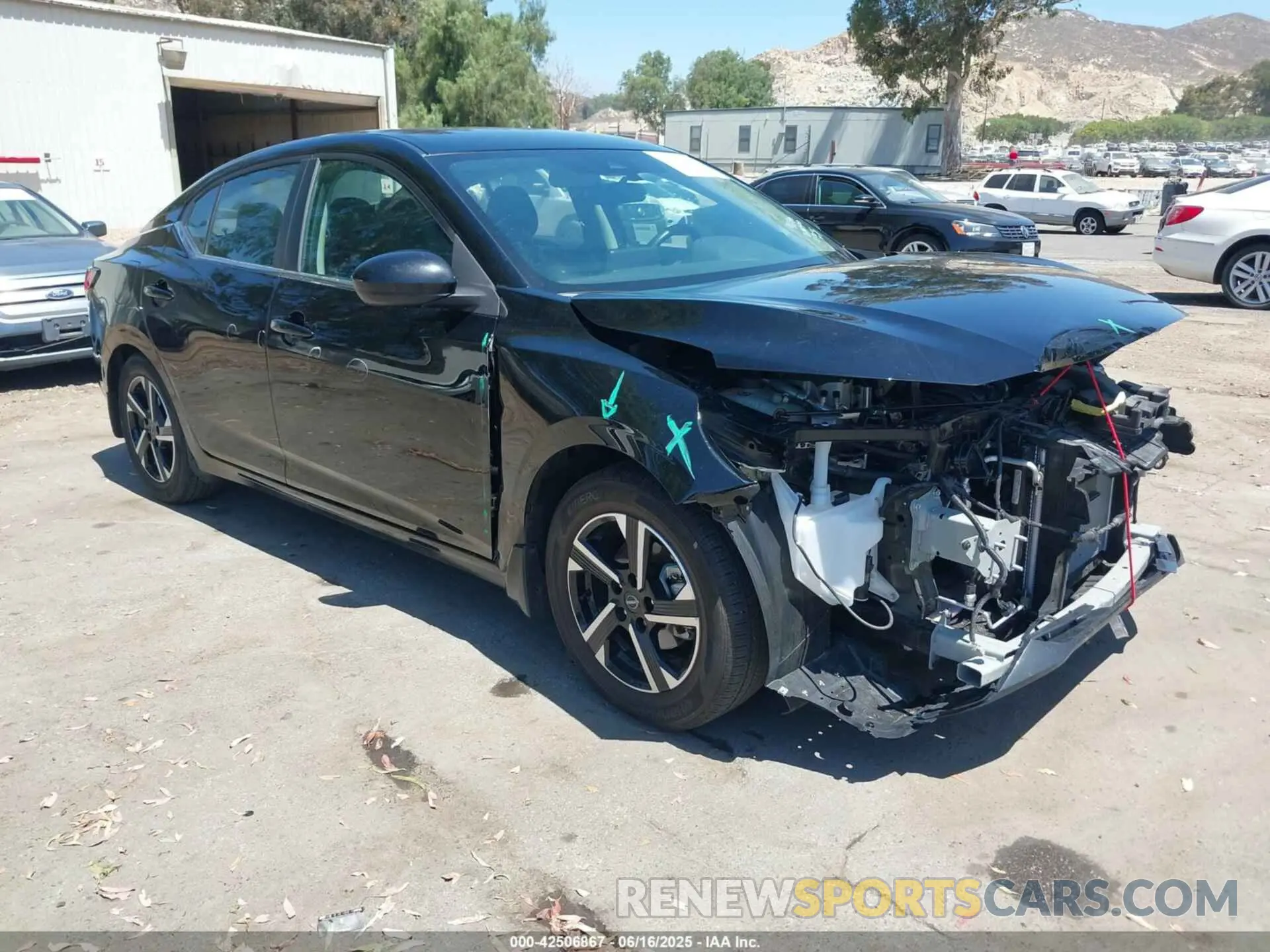1 fotografías del automóvil dañado 3N1AB8CV9RY271391 NISSAN SENTRA 2024