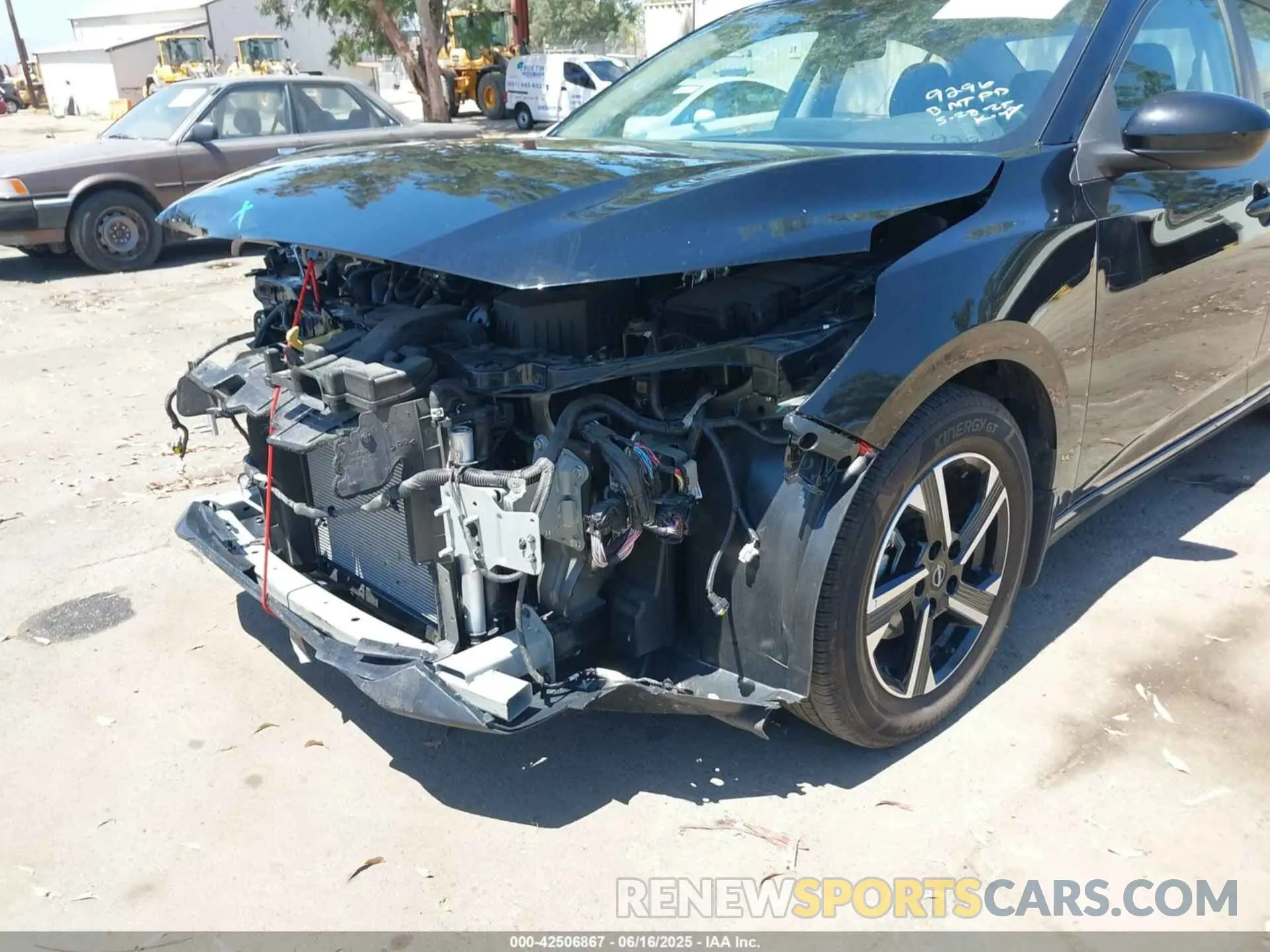 6 fotografías del automóvil dañado 3N1AB8CV9RY271391 NISSAN SENTRA 2024
